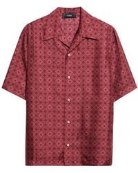 Amiri - Ma Quad Silk Bowling Shirt - Lyst