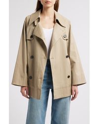 Rails - Lucien Cotton Blend Short Trench Coat - Lyst