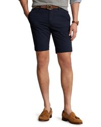Polo Ralph Lauren - Military Flat Front Stretch Cotton Chino Shorts - Lyst