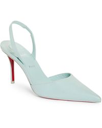 Christian Louboutin - Apostropha Pointed Toe Slingback Pump - Lyst