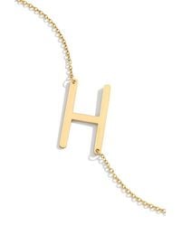 Mint & Lily - Statement Initial Necklace - Lyst
