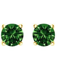 Haus of Brilliance - 14K 1.0 Cttw Lab Grown Diamond Classic Solitaire Stud Earrings - Lyst