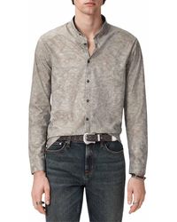 John Varvatos - Vistra Cotton Button-Up Shirt - Lyst