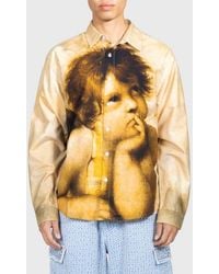 Pleasures - Cherub Cotton Button-Up Shirt - Lyst