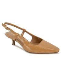 Kenneth Cole - Martha Kitten Heel Slingback Pump - Lyst