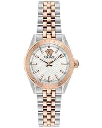 Versace - V-Code Bracelet Watch, 36Mm - Lyst