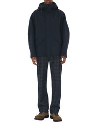 Burberry - Short Bonded Gabardine Parka - Lyst