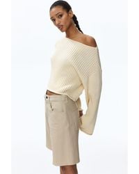 H&M - Rib-Knit Boat-Neck Jumper - Lyst