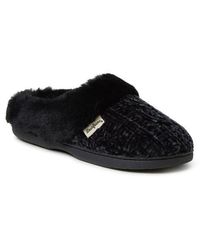 Dearfoams - Claire Cable Knit Chenille Clog Slipper - Lyst