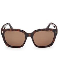 Tom Ford - Haylay 53Mm Square Sunglasses - Lyst