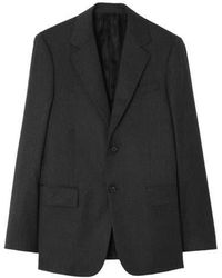 Burberry - Wool Flannel Sloane Tailored Jacket - Lyst