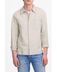 Madewell - Stripe Linen & Cotton Button-Up Shirt - Lyst