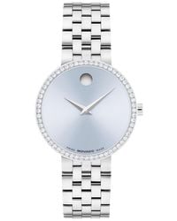 Movado - Museum Classic Lab Grown Diamond Bracelet Watch, 29.5Mm - Lyst