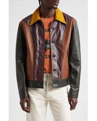 Nicholas Daley - Rebel Paneled Leather Jacket - Lyst
