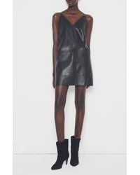 AS by DF - Ryder Upcycled Leather Dress - Lyst