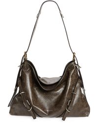 Givenchy - Medium Voyou Calfskin Leather Hobo Bag - Lyst