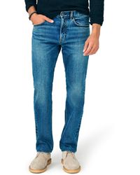 Faherty - Slim Straight Leg Organic Cotton Jeans - Lyst