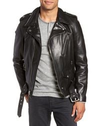 Schott Nyc - '50S Cowhide Leather Moto Jacket - Lyst
