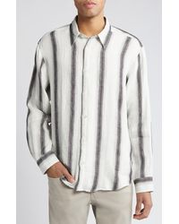 NN07 - Quinsy 5244 Linen Button-up Shirt - Lyst