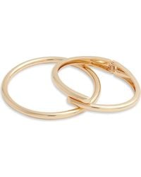 Open Edit - Set Of 2 Bangle & Hinged Bypass Bracelets - Lyst