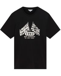 Ben Sherman - Heritage Flag Organic Cotton Graphic T-shirt - Lyst