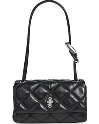 Marc Jacobs - The Mini Dual Chain Diamond Quilted Leather Shoulder Bag - Lyst