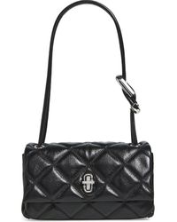 Marc Jacobs - The Mini Dual Chain Diamond Quilted Leather Shoulder Bag - Lyst