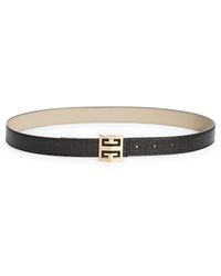 Givenchy - 4g Buckle Reversible Leather Belt - Lyst