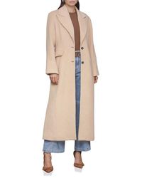 Avec Les Filles - Strong Shoulder Hourglass Single Breasted Coat - Lyst