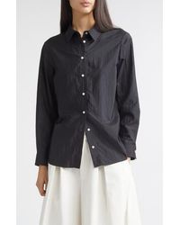 Partow - Bryant Nylon & Silk Button-Up Shirt - Lyst