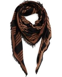 Rag & Bone - Harlow Geo Stripe Wool Scarf - Lyst
