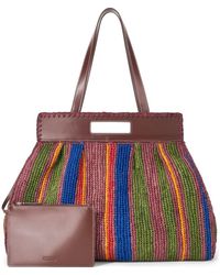 STAUD - Rue Raffia Tote Bag - Lyst