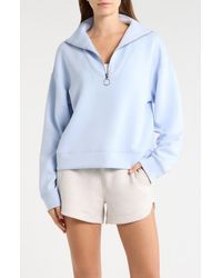 Mpg - Dream Weave Quarter Zip Sweatshirt - Lyst
