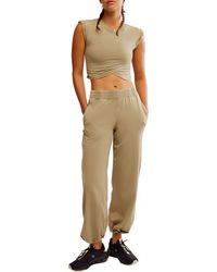 Free People - Fp Movement Golden Hour Crop T-Shirt & Joggers Set - Lyst