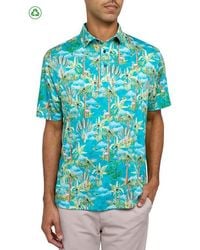 Con.struct - Regular Fit Tropical Birds Print Recycled Performance Golf Polo - Lyst