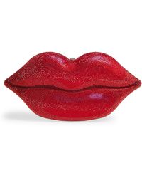 Judith Leiber - Hot Lips Crystal Bag - Lyst