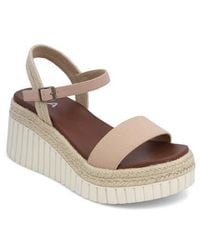 MIA - Yanis Ankle Strap Platform Wedge Sandal - Lyst