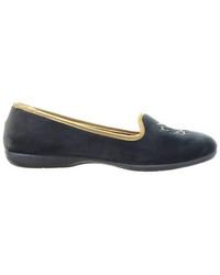 Menina Step - Royal Embroidered Suede Slipper - Lyst