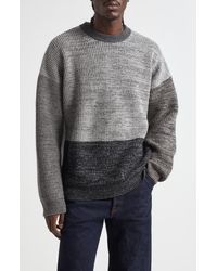 Waste Yarn Project - Odd Colorblock Wool Blend Sweater - Lyst