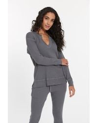 LEIMERE - Cabo Split Neck Top - Lyst
