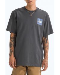 The North Face - Mountain Escape Oversize Cotton Graphic T-Shirt - Lyst
