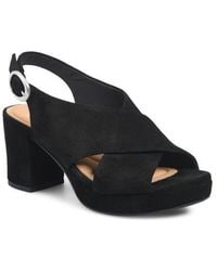 Söfft - Lyric Slingback Platform Sandal - Lyst