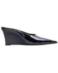 Black Suede Studio - Aysha 70 Wedge - Lyst