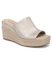 LifeStride - Haute Espadrille Platform Wedge Slide Sandal - Lyst