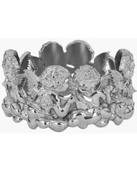 Kellery - Angel Whisper Cherub Ring - Lyst