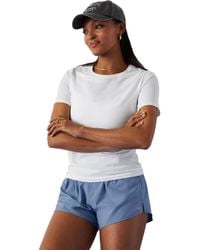 Fabletics - Feather Tech+ Short-Sleeve Top - Lyst