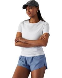 Fabletics - Feather Tech+ Short-Sleeve Top - Lyst