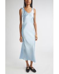 Simone Rocha - Bow Detail Silk Satin Dress - Lyst