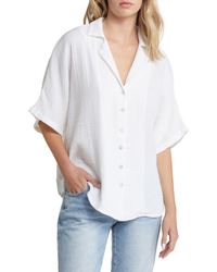 Rip Curl - Premium Surf Cotton Gauze Button-up Shirt - Lyst