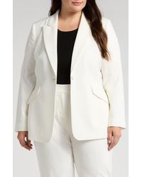 Tahari - One-Button Blazer - Lyst